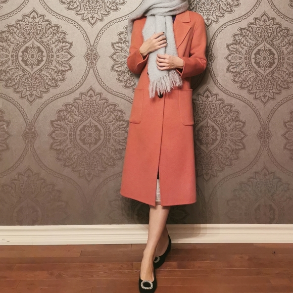 BNWT Massimo Dutti Hand Made Wool Coat - Picture 2 of 8